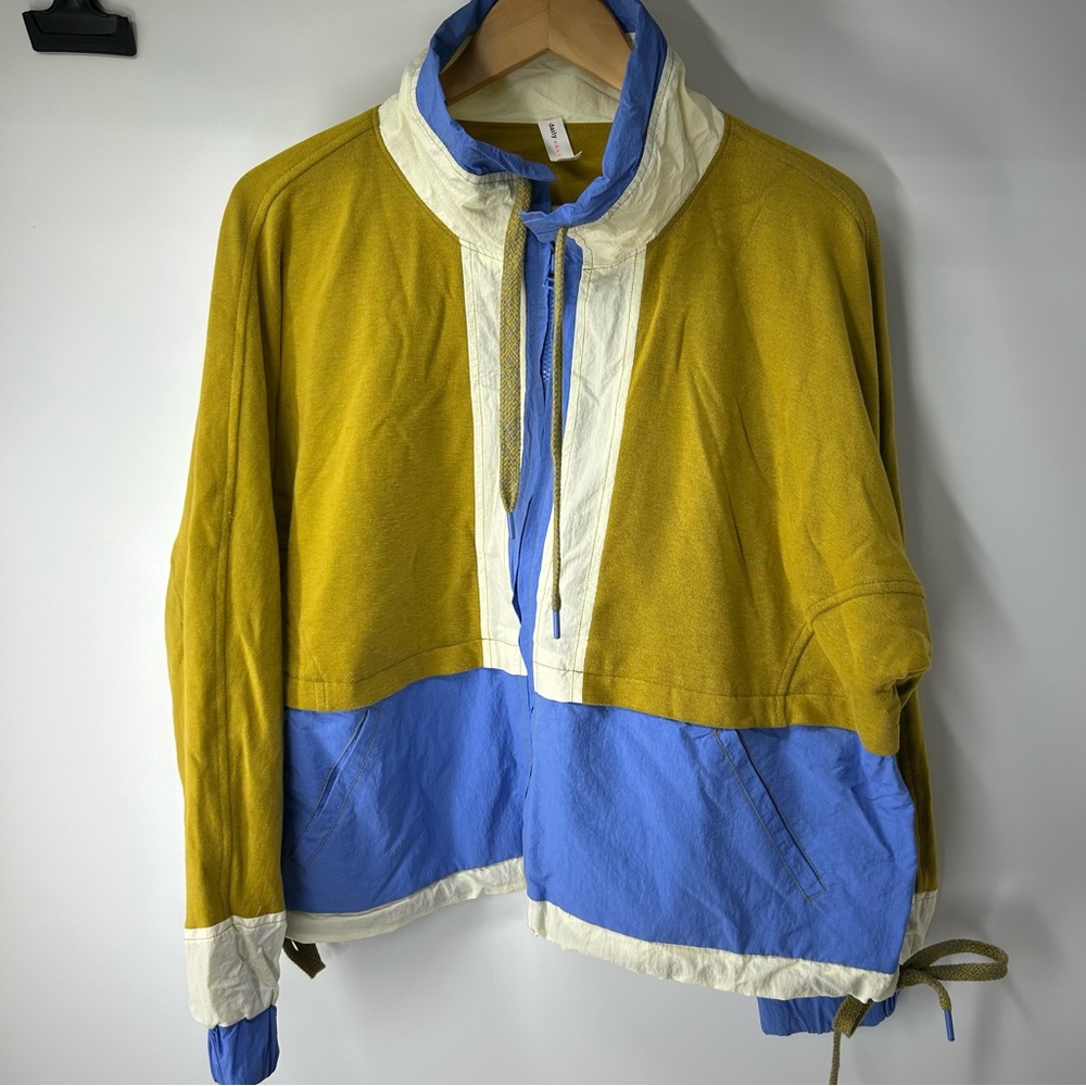 Anthropologie Daily Practice The Clipperton Colorblock Women's Jacket Large